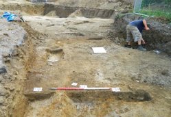 Excavation underway.