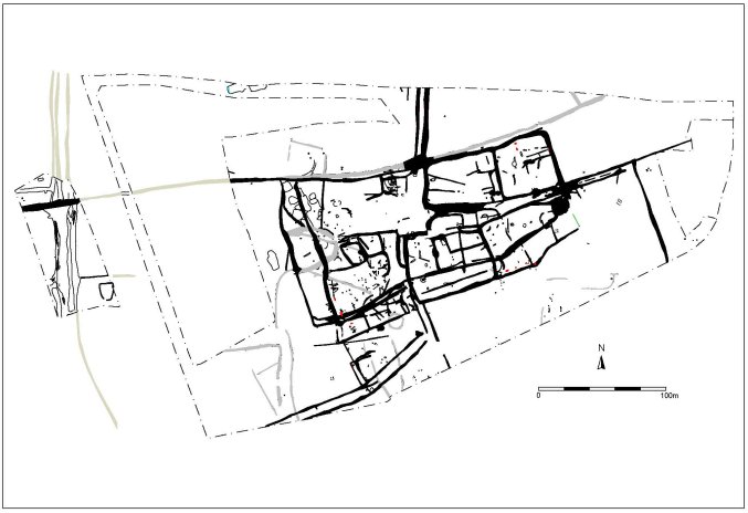 Plan of the Roman settlement.