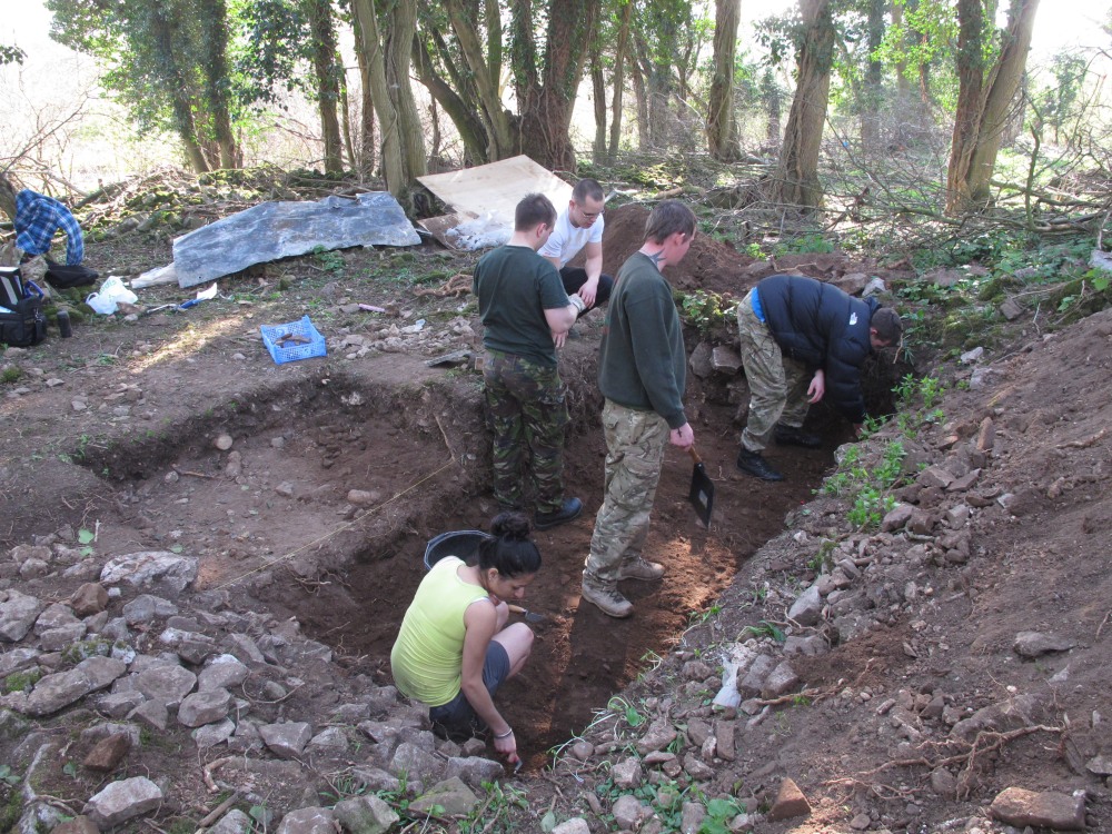 6 Op Nightingale excavation Caerwent Training Area 2012  (c) Simon James IMG_3959