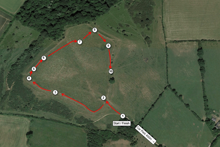 Map of walk. Image: Google Earth