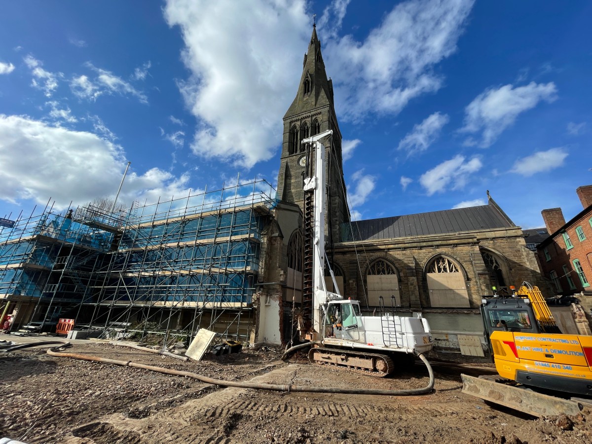 Leicester Cathedral Revealed – Church walls and hints of Roman remains